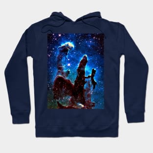 The Pillars of Creation Combining Infrared and Visible Light Hoodie